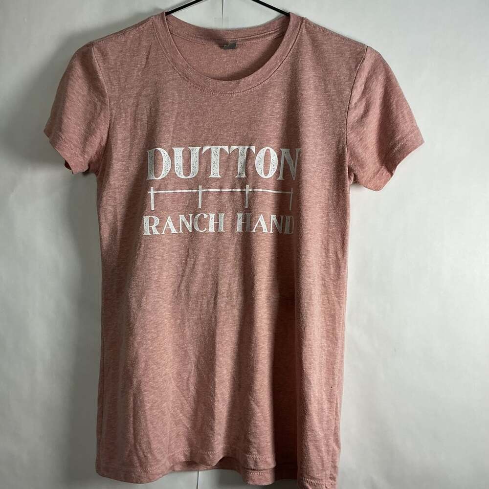 Next Level Dutton Ranch Hand T-Shirt Pink Yellowstone